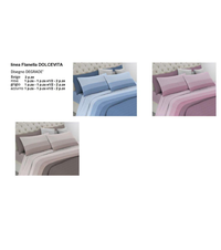 COMPLETO LETTO FLANELLA 1/2P DOLCE VITA Tellini S.r.l. Ingrosso Abbigliamento